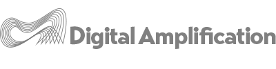 Digital Amplification logo design concept