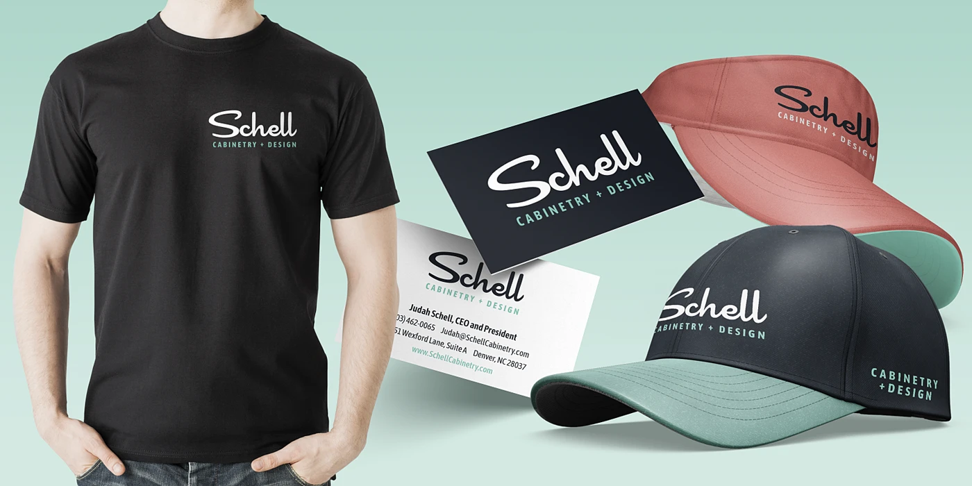Schell Cabinetry Logo & Visual Identity Design